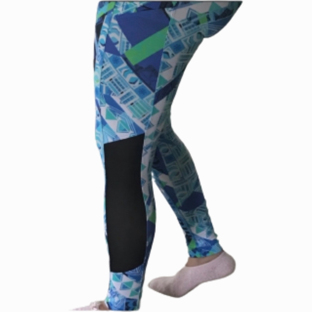 Dona Jo Mesh panel Geo print Size 1 Leggings